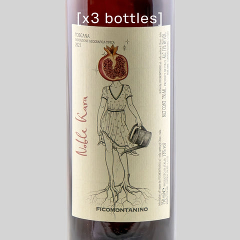 Ficomontanino | Noble Kara, Toscana Rosato 2022 (3-bts pack)